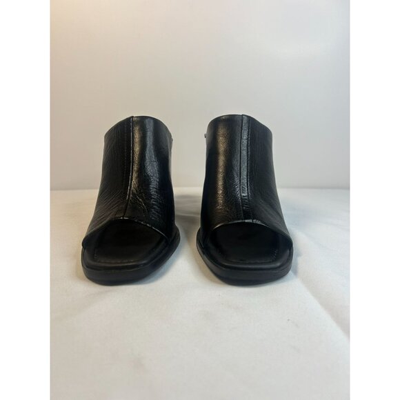 Sofft Safire Mule Black Size 7 Leather Slip On Block Heel Comfort Cushioned Boho - Picture 5 of 12